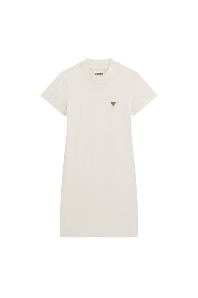 Guess Rochie de zi cu zi pentru fete J6RK31J1314 Crem