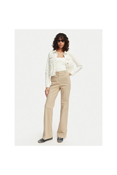 Vero Moda Geacă de blugi pentru femei 10284492 Crem