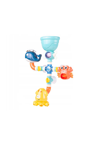 MalPlay Set de jucării pentru baie Cascada, 36,0 x 13,0 x 36,0 cm, 11 element...