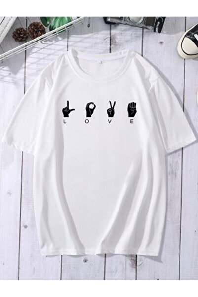 classy moda Unisex Colorful Oversize Printed T-Shirt Streetwear Comfortable F...