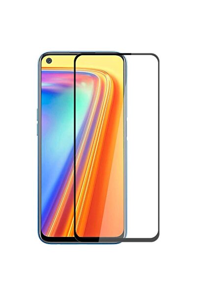 realme Πλήρης Κάλυψη Σκληρυμένο Γυαλί Μαύρο (Realme 7i)