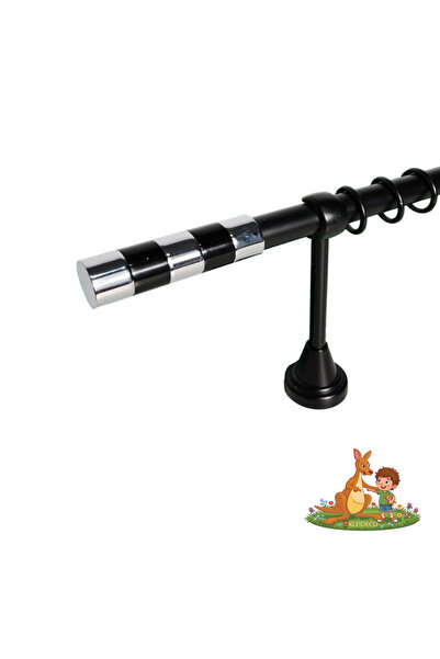 KLEIDECO Galerie simpla perdea FRANTA, Metal, Diametru 19 mm, Capete LILLE, 1...