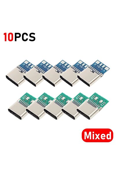Choice 10X-Mixed 20/10/1Pcs USB 3.1 Type C Connector 5/6 Pins Female/Male Soc...