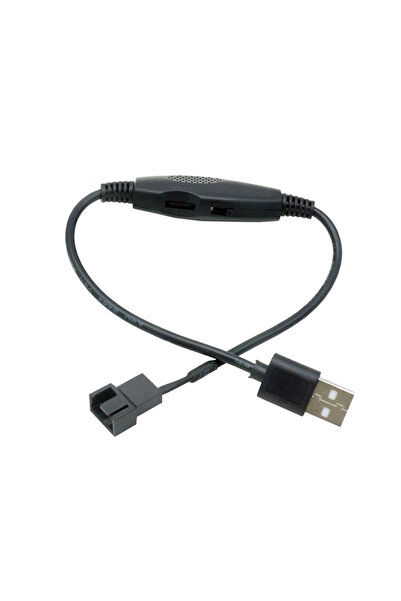 Choice1 كابل تحويل USB من 4 دبابيس إلى 4 دبابيس للمروحة مع مفتاح تعديل PWM من...