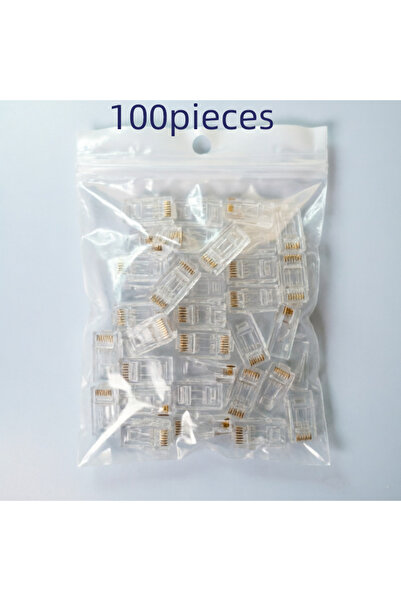 Choice1 100pcs 20/50/100pcs Cat6 Cat6e RJ45 Connector Module Plug 1000Mbps Et...