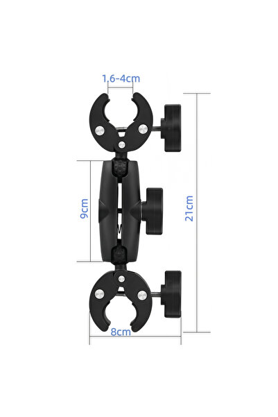 Choice1 Crab Clamp Double Clip Crab Super Clamp Camera Bracket For Dji Action...