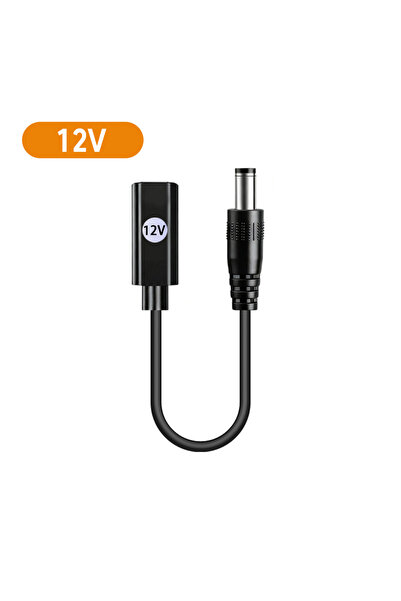 Choice3 0.2M Type C To DC 12V Type C Female To DC Male Cable Adapter 5V/9V/12...
