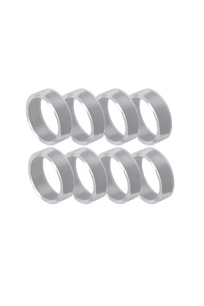 Choice5 8pcs clear 12/2X For Steam Deck Game Joystick Rocker Protector Ring S...
