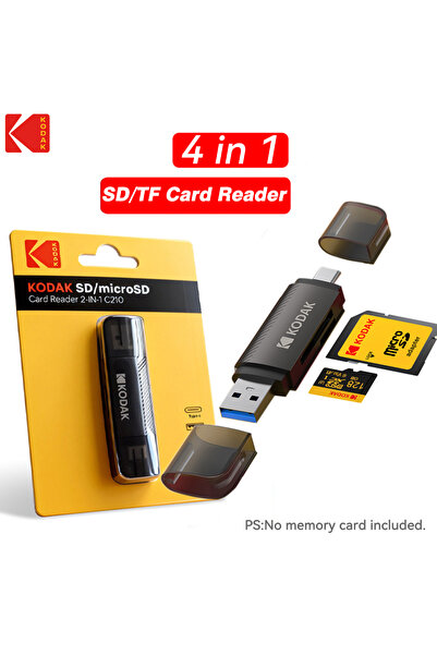 Choice Kodak type-c Card reader Kodak C210 USB 3.0 & Type C 4 in 1 Card Reade...
