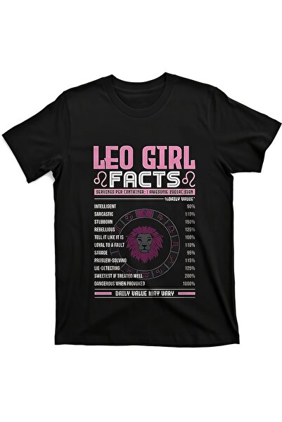 En22 تي شيرت Mxfashionable Leo Zodiac Sign Facts Traits، تي شيرت عصري متعدد ا...