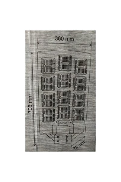 Cata Ct-4645 Süpernova 1200 W Solar Şarjlı Sensörlü Sokak Armatürü