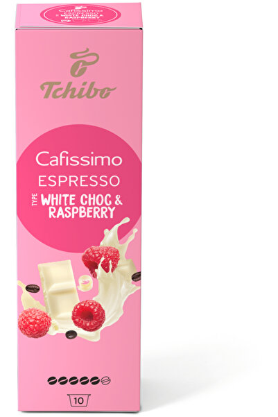 Tchibo Cutie 10 capsule cafea Cafissimo Espresso White Choc & Raspberry