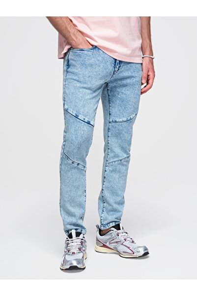 OMBRE Men's Hosen, Slim Fit with Marble Effect P1527