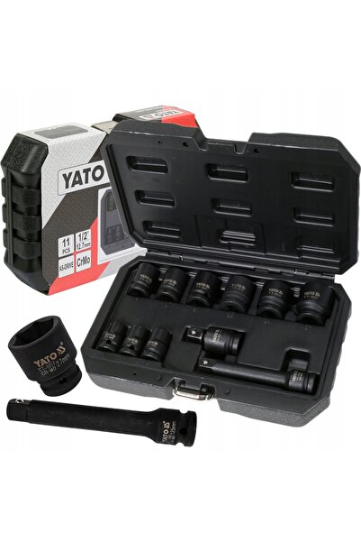 VOREL by YATO Set de capete de impact 11 piese 1/2'' 10-27mm YT-10255