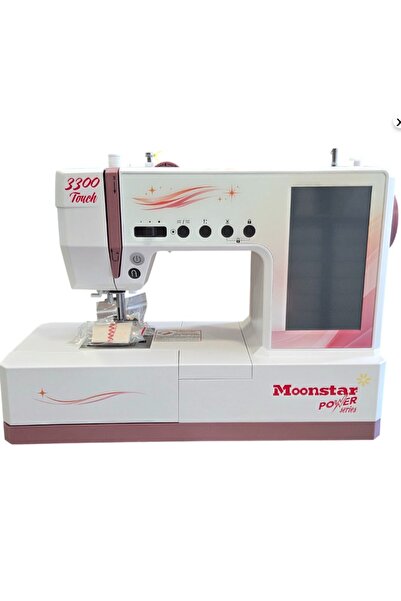 Moonstar Ev Tipi Elektronik Düz Dikiş Makinesi 300 Desen Dokunmatik Ekran / M...