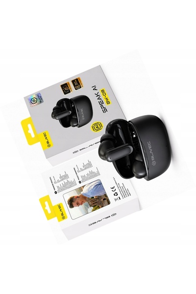 Blavec Căști TWS BW-08 traducător AI negre în timp real pentru Xiaomi Redmi N...