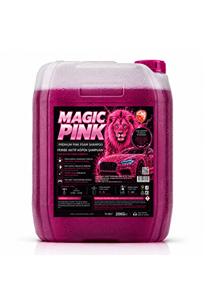 NEWMİX Magic Pink Fırçasız Sihirli Pembe Oto Şampuanı 20 Kg