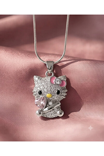 ArtBDesign Hello Kitty Parıltılı Kolye