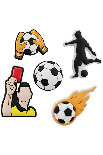 OEM Sticker 3D Football pentru Husa Telefon / Tableta, Set 5 bucati, Multicolor