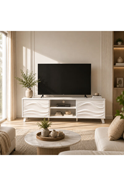 BAITY Malazy White Color Plasma Table 180cm Modern Luxury Design
