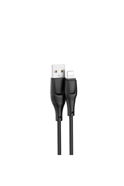 Xo NB238 Καλώδιο USB - Lightning για φόρτιση και δεδομένα, 2Α, 3μ, μαύρο