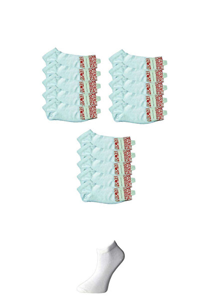 mtm My The Mall Clothing White Women's Ankle Socks 15 Pairs