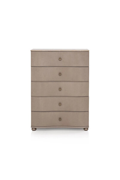 Midas Furniture RALEAND CHEST OF DRAWER W82 * D44 * H115 CM ROSE GOLD