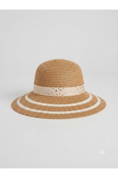 Fonem Capella Luxury Hat with Bow - 35% Silk 65% Natural Paper Blend, Elegant...