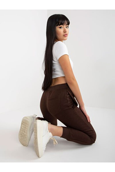 Mayflies Pantaloni Dama Mansete elastice, Guler inalt, Mayflies, Maro Casual ...
