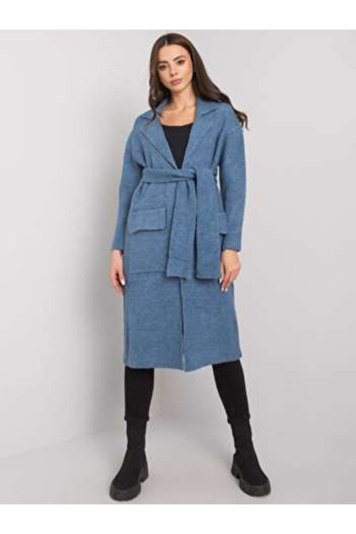 rue parıs Cardigan Dama, RUE PARIS, Acril, Maneca lunga, Albastru, model LC-S...