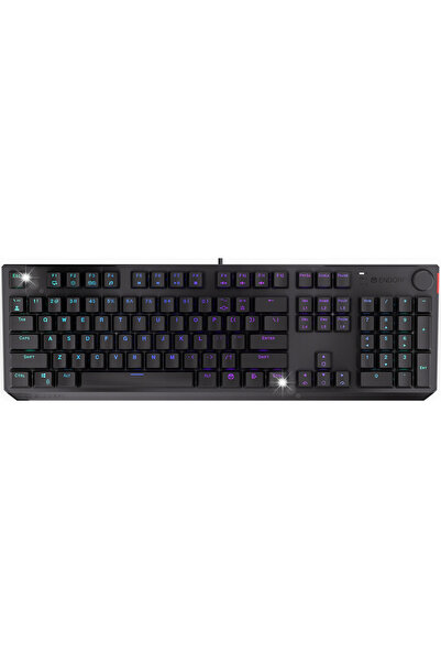 NO BRAND Tastatură mecanică Endorfy Thock Kailh Blue USB RGB Negru