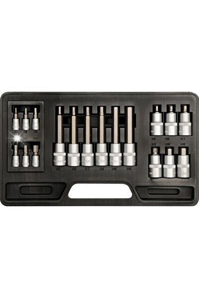 yato SET CHEI HEXAGONALE CU CĂȚĂRĂ 18 PIESE