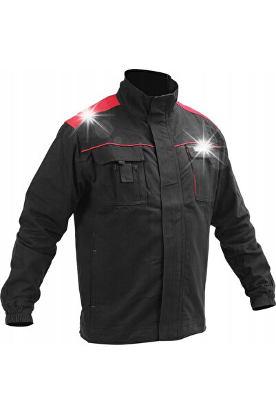 yato Jachetă de lucru cu fermoar, 7 buzunare, bumbac, M