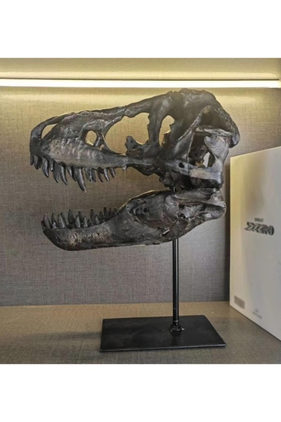 NO BRAND REPLICĂ CAVEA T-REX, FIGURINĂ DECORATIVĂ DIN RĂȘINĂ, DECORATION MODE...
