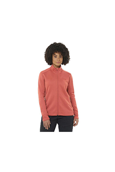 Salomon Outline Warm Women's Outdoor Fleece Jacket Lc2294300 Pink