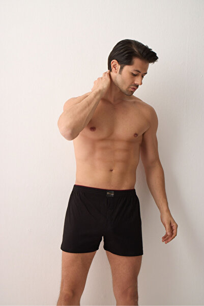 High Star Underwear %100 pamuk erkek boxer düğmeli