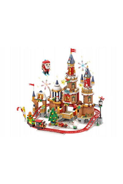 CUBIMANA Cărămizi Castel Căsuță de Crăciun Trenuleț de Crăciun Brad de Crăciu...