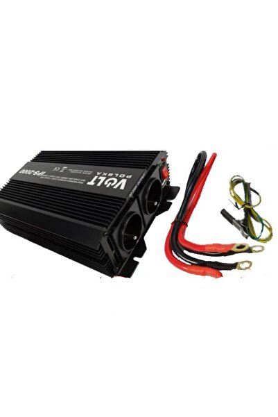 Volt INVERTOR AUTO PENTRU ACUMULATOR 12V 230V 1000W 2000W POLSKA + USB