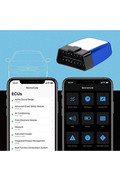 Vgate vLinker BM+ BT 4.0 BMW BimmerCode TESTER DIAGNOSTIC SCANNER OBD2