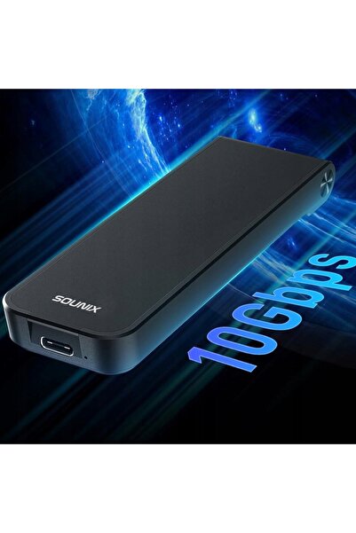 NO BRAND Carcasă/Adaptor pentru SSD NVMe/SATA M.2 USB-C Gen2, tip buzunar, pe...