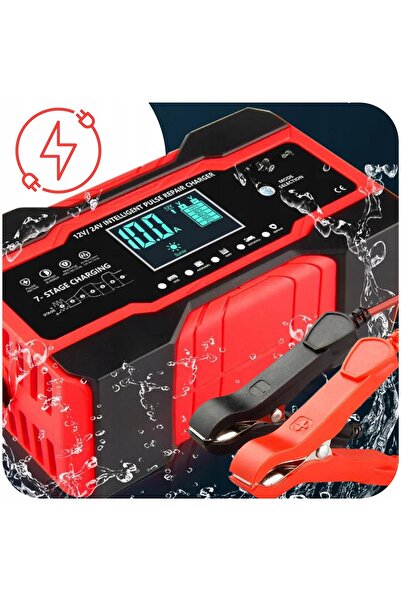 innature Încărcător/Redresor Auto Inteligent Puternic pentru Baterii 24V 12V 10A