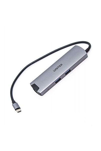 NO BRAND HUB Unitek USB-C - 4x USB 4K HDMI RJ-45 PD 100W
