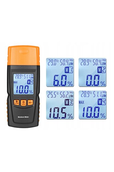 Benetech UMEDOMETRU METER DE UMEDĂTATE PENTRU LEMN CE 4 PENTRU MĂSURARE 9V + ...