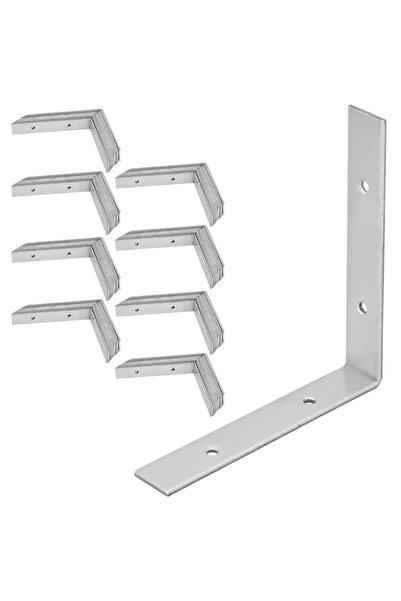 KOTARBAU Conector unghiular de construcții din oțel zincat 150x150x25 MM 100 BUC