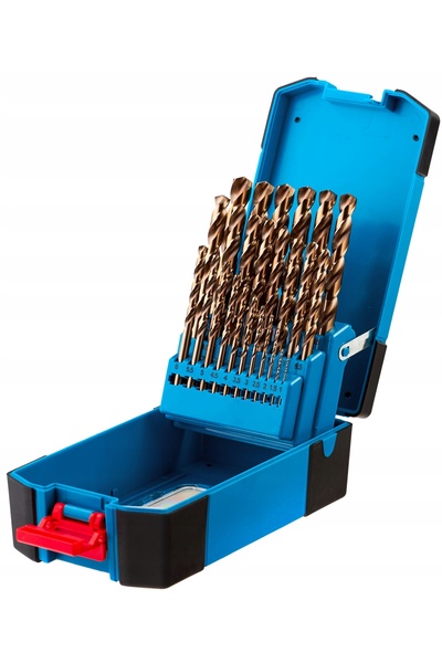 SCHMITH Set complet de burghie pentru metal, cobaltice, 25 bucăți. SQWCO-022