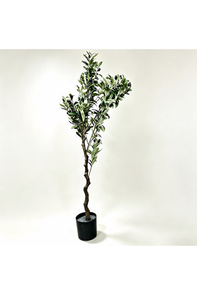 Generic Tall Artificial Olive Tree Potted Plant with Simulation Olive Fruits,...