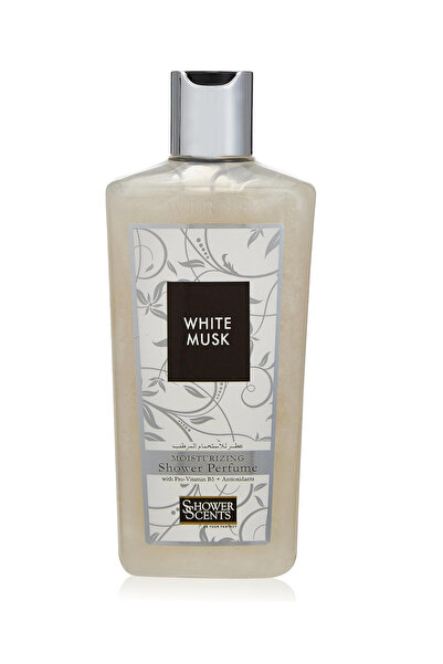 Shower Scents White Musk Shower Perfume 312 ml - Glittery Texture Shower Gel,...