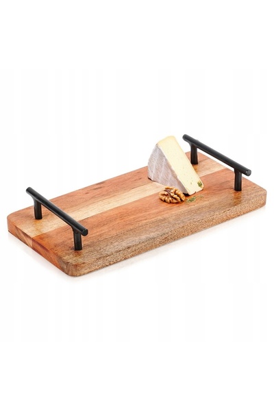 Vilde Platou de servire din lemn pentru gustări, oase de pește, brânză 30x15cm