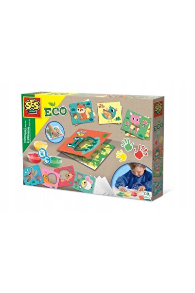 SES Creative SES Eco vopsea pentru pictat cu degetele + șabloane 24925 49250
