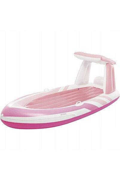 Intex Saltea de înot cu parasolar roz 57804EU 28802